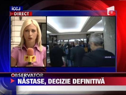 Adrian Nastase, decizie definitiva