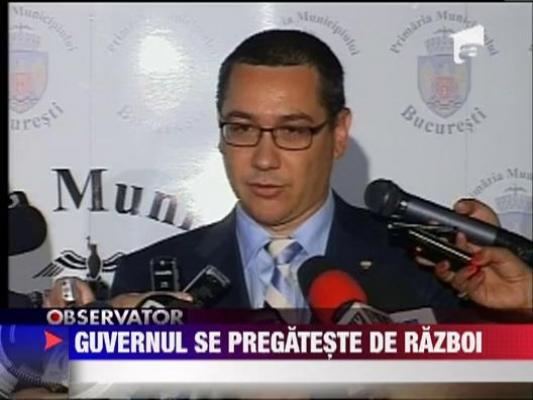 Premierul Victor Ponta isi pregateste ministrii de razboi