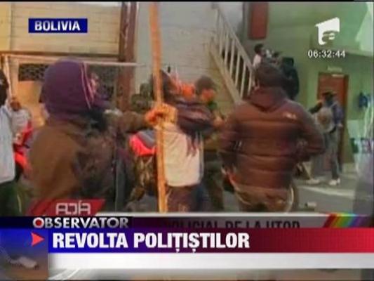 Revolta politistilor din Bolivia s-a lasat cu violente