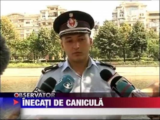 Trei oameni au murit inecati in raurile si lacurile din Bucuresti