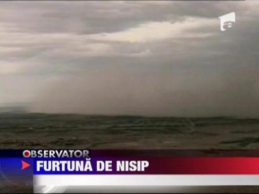 Furtuna de nisip spectaculoasa, in Phoenix