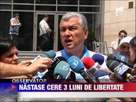 Adrian Nastase cere 3 luni de libertate