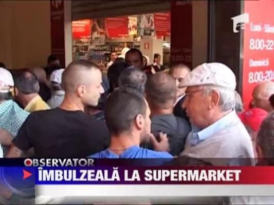 Imbulzeala la supermarket