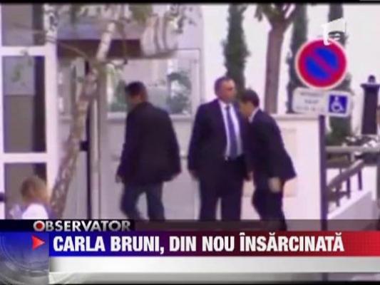 Carla Bruni, din nou insarcinata