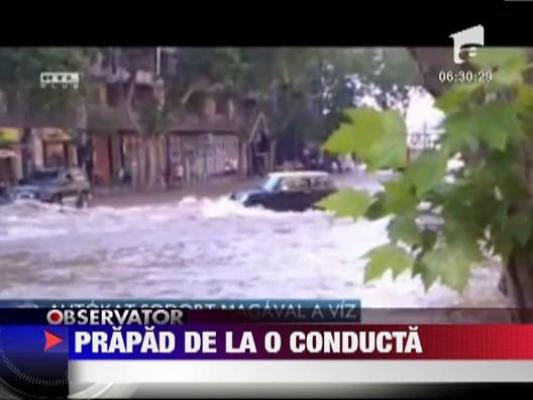 Viitura produsa de o conducta din centrul Budapestei