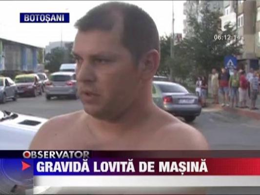 Gravida lovita de masina