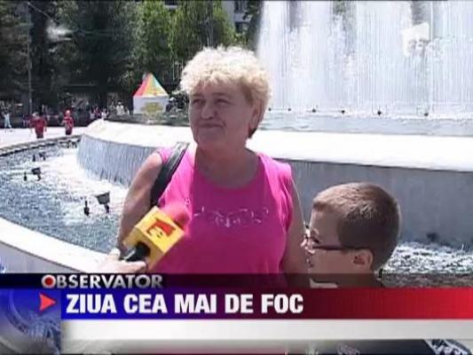Astazi a fost cea mai caniculara zi din an!