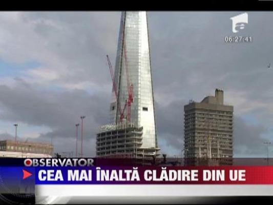 Turnul The Shard, cea mai inalta cladire din UE