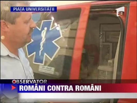 Razboiul politic a impartit Romania in doua