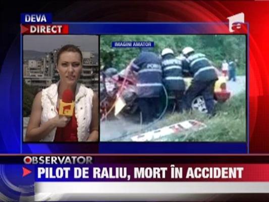 Un pilot de raliu din Timisoara si-a pierdut viata intr-un grav accident