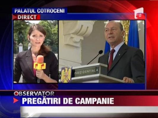 Traian Basescu isi pregateste strategia de campanie in asteptarea referendumului