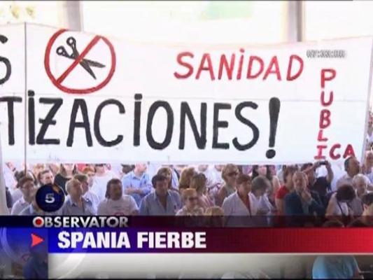 Protestele de amploare continua in marile orase din Spania