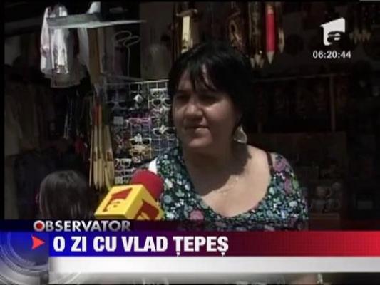 Invite de turisti la castelul Bran