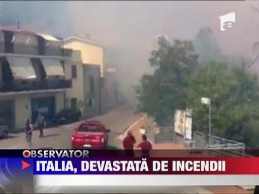 Italia, devastata de incendii