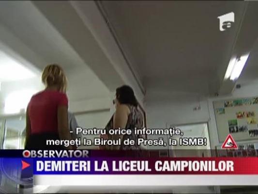 Scandalul declansat de fosta campioana la inot, Valentina Brat, a ras conducerea liceului Emil Racovita din Capitala