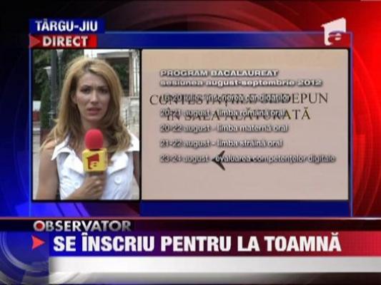 Au inceput inscrierile la BAC-ul de toamna!