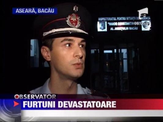 Furtuni devastatoare in nordul si centrul tarii