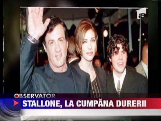 Sylvester Stallone cere sa fie lasat sa isi planga fiul in liniste