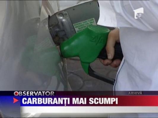 Majorari la pompa: Benzina si motorina s-au scumpit din nou