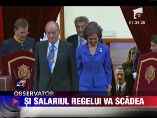 Salariul regelui Juan Carlos va scadea cu 7 la suta