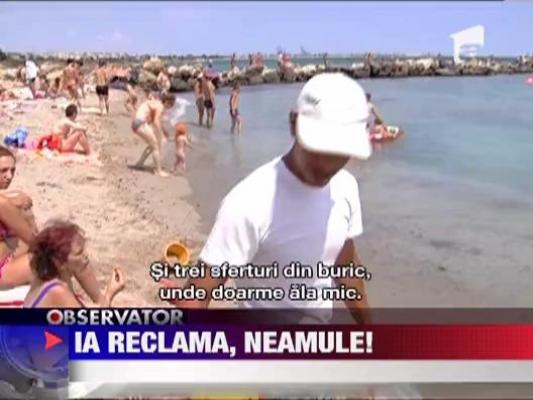 Vanzatorii ambulanti de pe litoral se intrec in inventivitate