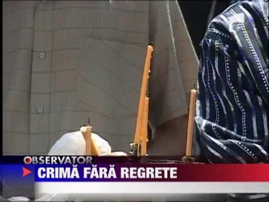 Barbatul care si-a omorat iubita insarcinata in luna a noua nu are nicio urma de regret