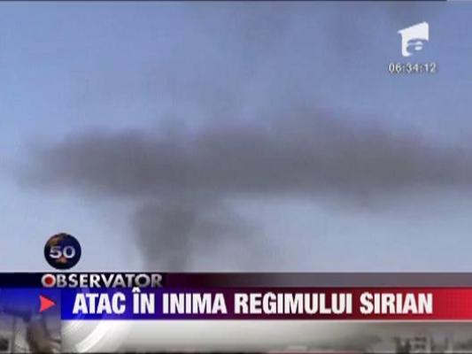 Atac in inima regimului sirian