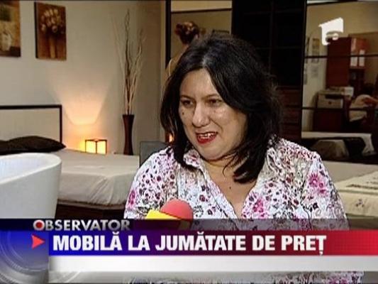 Reduceri la mobila intre 20-40% din pretul vechi