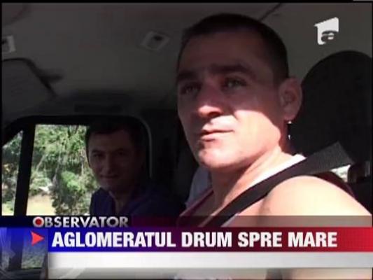 Trafic foarte aglomerat pe A2 de la mare inspre Cernavoda