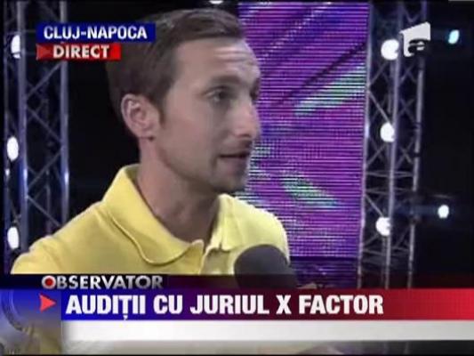 Auditii cu juriul X Factor la Cluj