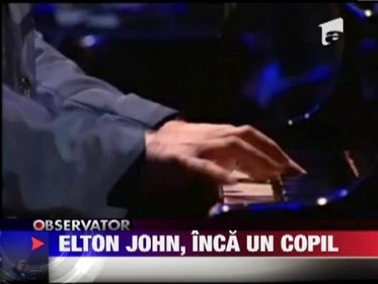 Sir Elton John si iubitul lui se pregatesc pentru cel de-al doilea copil