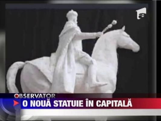 Statuie ecvestra de 12 metri in intersectia de la Piata Victoriei
