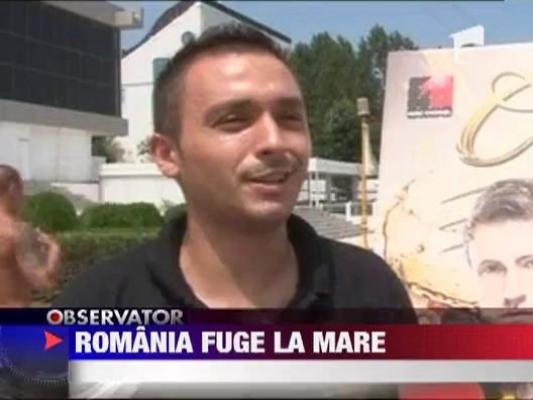 Romanii fug la mare