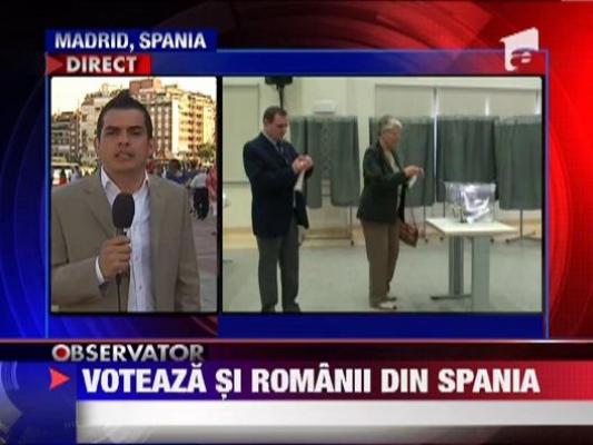 Mii de romanii au votat in Spania