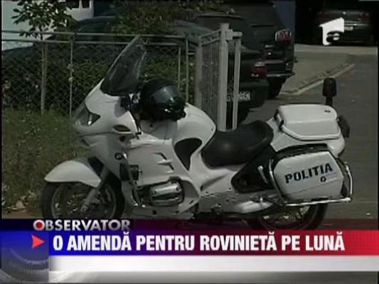 O amenda pentru rovinieta pe luna