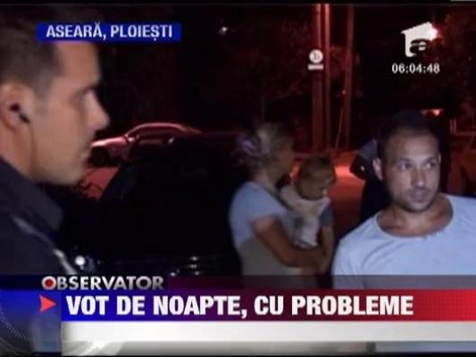 Sute de romani au iesit sa voteze cu putin timp inainte de ora 23