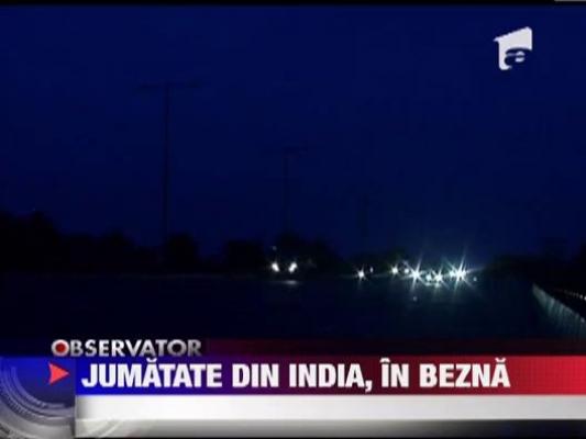 Jumatate din populatia Indiei a ramas fara curent electric!