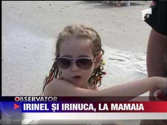 Irinel Columbeanu si-a luat fata si a plecat la mare