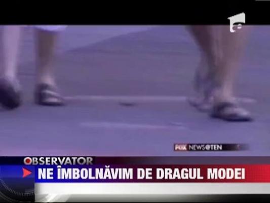 Sandalele cu talpa subtire pot avea efecte deosebit de grave asupra sanatatii!