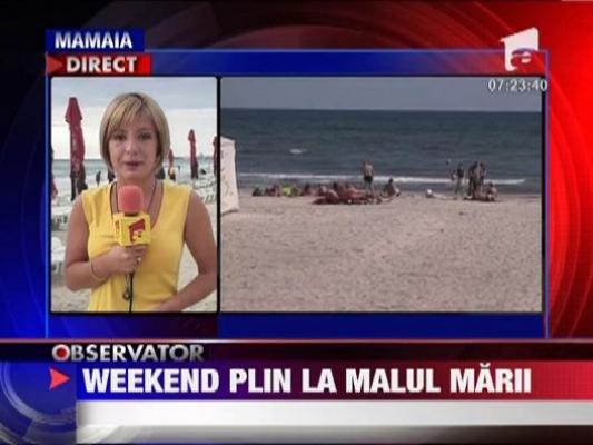 Weekend plin la malul marii