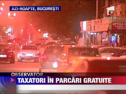 Descindere in forta in Centrul Vechi, la parcagii ilegali