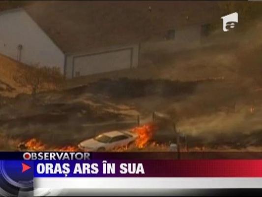 Incendiu devastator in SUA