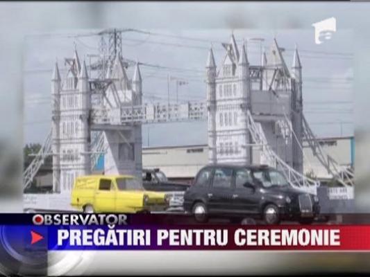 Pegatiri pentru ceremonia de inchidere a Jocurilor Olimpice