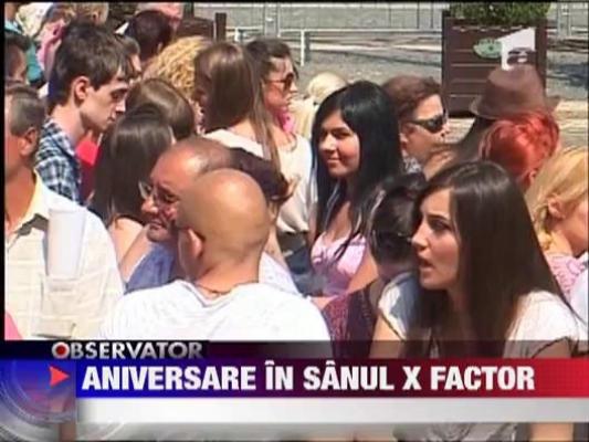 Aniversare in sanul X Factor