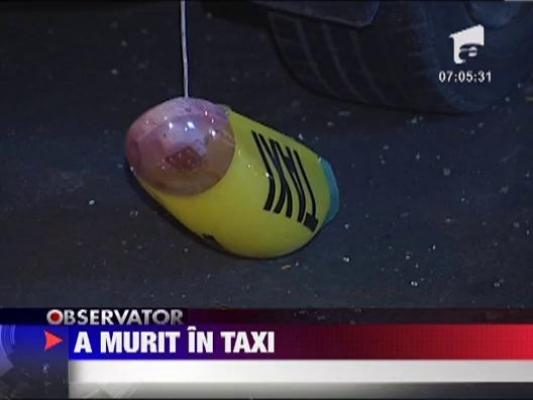 Un taxi a fost spulberat de o masina de teren in Capitala
