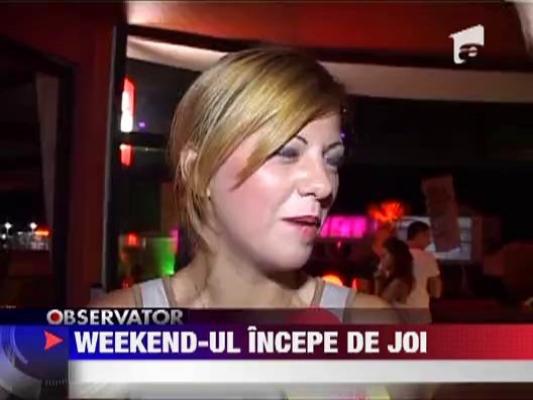 La mare weekend-ul incepe, mai nou, de joi