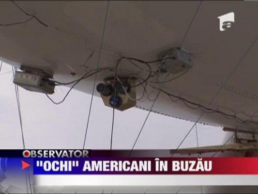 Dirijabil american echipat cu sisteme de spionaj, deasupra Buzaului