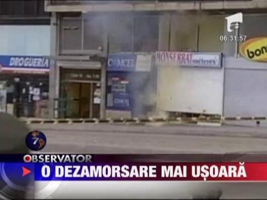 Robot "inteligent" pentru dezamorsarea bombelor in Columbia