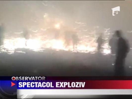 Spania: Zeci de oameni au fost raniti de o explozie provocata de artificii