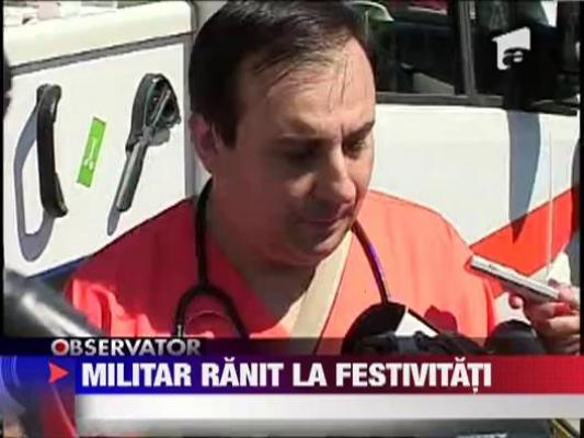 Un militar a fost ranit la festivitatile pentru Ziua Marinei din Portul Tomis